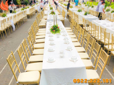 Màu sắc bàn ghế đám cưới hợp phong thủy theo Mệnh