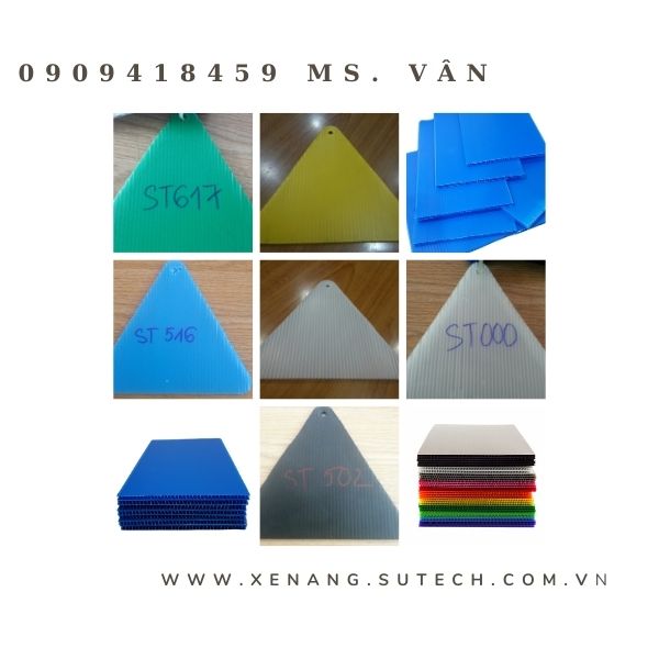 Màu sắc tấm nhựa pp danpla 