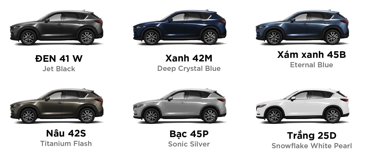 Màu sắc Mazda CX-5 2018