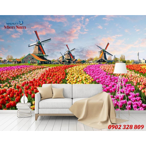 Mẫu tranh 3d ốp tường đẹp HTM10