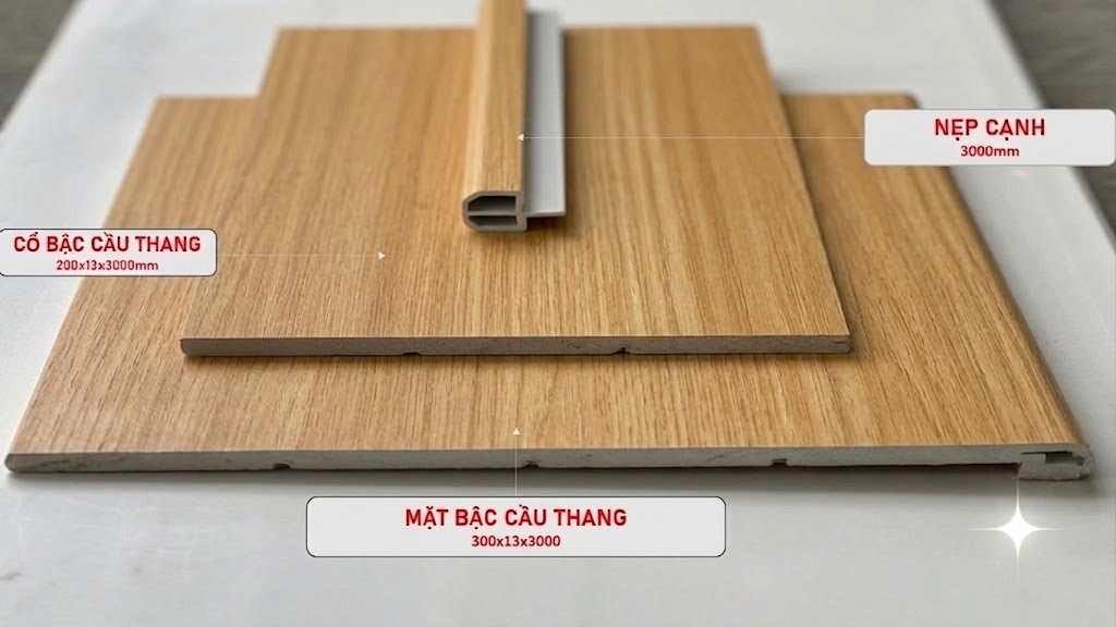 Bậc cầu thang nhựa giả gỗ PROTECT-STAIR-DN
