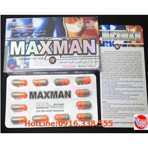 Thuốc Cường Dương Thảo Dược Maxman IV 3800 mg Penis Enlargement