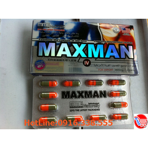 Thuốc Cường Dương Thảo Dược Maxman IV 3800 mg Penis Enlargement