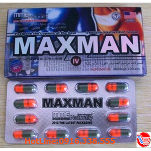 Thuốc Cường Dương Thảo Dược Maxman IV 3800 mg Penis Enlargement