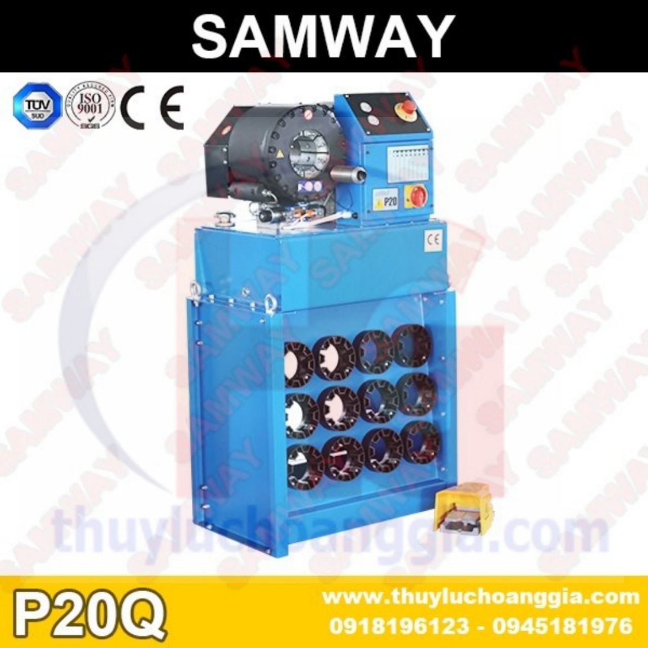 MÁY BẤM ỐNG THỦY LỰC SAMWAY, P20Q