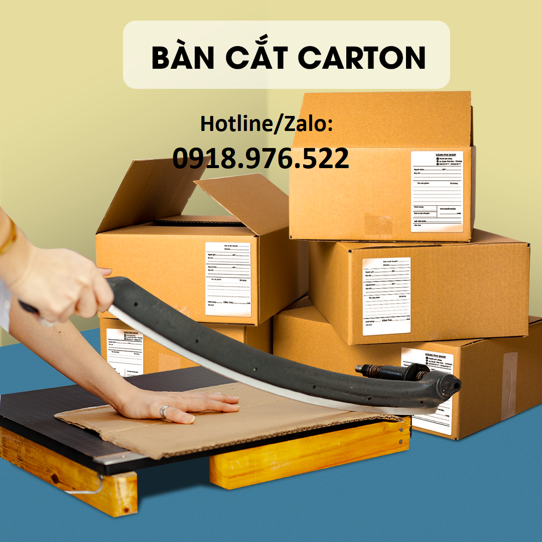 Máy cắt bìa carton