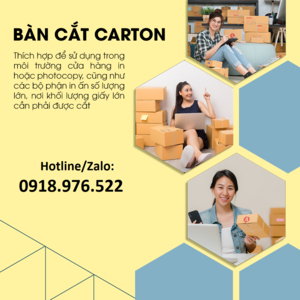 Máy cắt thùng carton khổ lớn