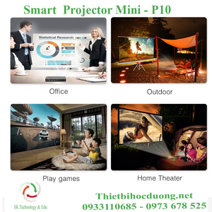 Máy chiếu mini thông minh P10 bỏ túi