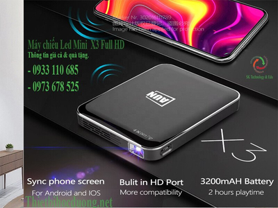Máy Chiếu Mini AUN X3 Cao Cấp
