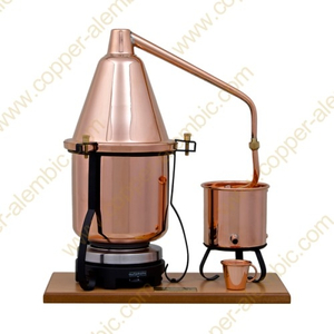 Máy chưng cất tinh dầu bằng hơi nước 2,5 lit chất liệu đồng - Bồ Đào Nha