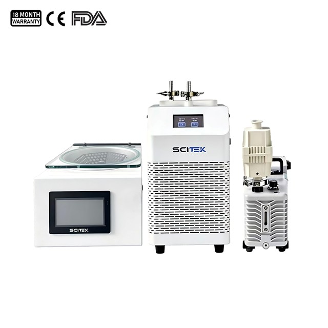 Máy cô đặc ly tâm đông lạnh chân không, màn hình cảm ứng - VCC-FP1