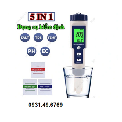 MÁY ĐO CHẤT LƯỢNG NƯỚC 5 TRONG 1 EZ-9909SP