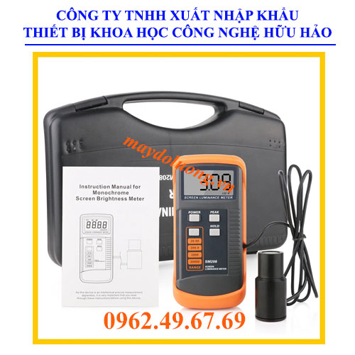 máy đo độ sáng màn hình sm208