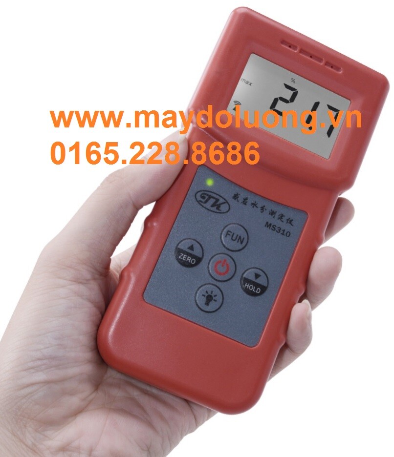 Máy đo độ ẩm bê tông, than, đá, nhựa, cao su MS310