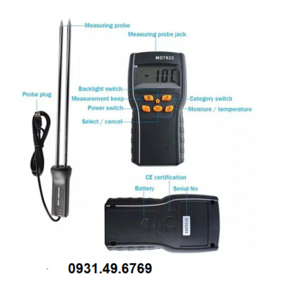MÁY ĐO ĐỘ ẨM CÁC LOẠI HẠT NGŨ CỐC MD7822