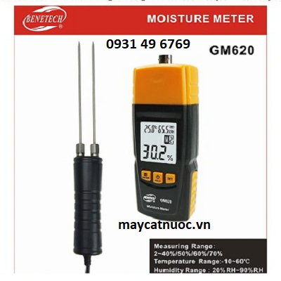 Máy đo độ ẩm gỗ Benetech GM620