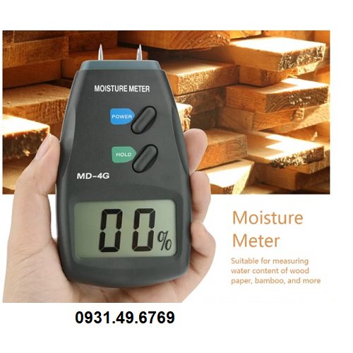 MÁY ĐO ĐỘ ẨM GỖ 4 CHÂN DẠNG KIM MD-4G