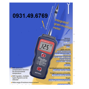 MÁY ĐO ĐỘ ẨM HẠT NGŨ CỐC, NÔNG SẢN MD915PLUS