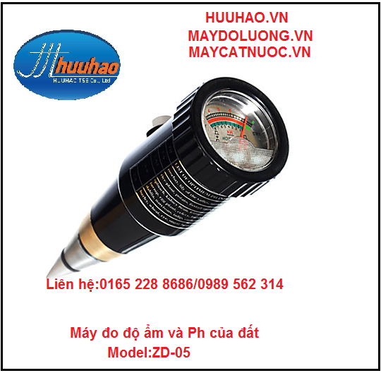 Máy đo độ ẩm và Ph của đất ZD-05