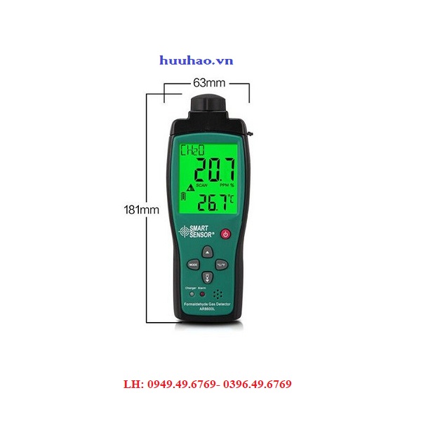 Máy đo nồng độ khí CH2O Formaldehyde AR8600L