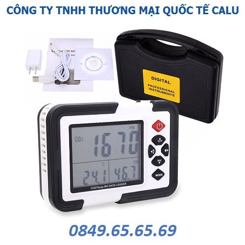 Máy đo nhiệt độ, độ ẩm, CO2 HT-2000