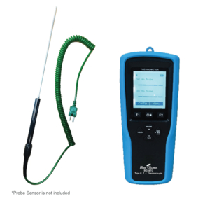 Máy đo nhiệt độ loại k , thiết bị đo nhiệt độ 2 kênh Blue Gizmo