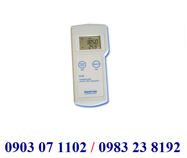 MÁY ĐO pH/EC/TDS/NHIỆT ĐỘ CẦM TAY ĐIỆN TỬ HIỆN SỐ Model Mi805