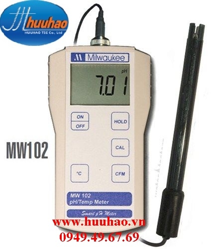MÁY ĐO pH/NHIỆT ĐỘ CẦM TAY ĐIỆN TỬ HIỆN SỐ Model MW 102
