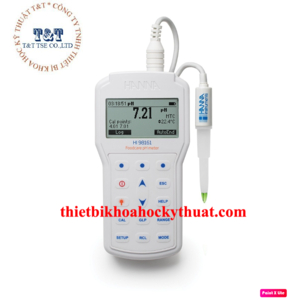 Máy Đo pH/Nhiệt Độ Trong Thực Phẩm Độ Chính Xác Cao HI98161