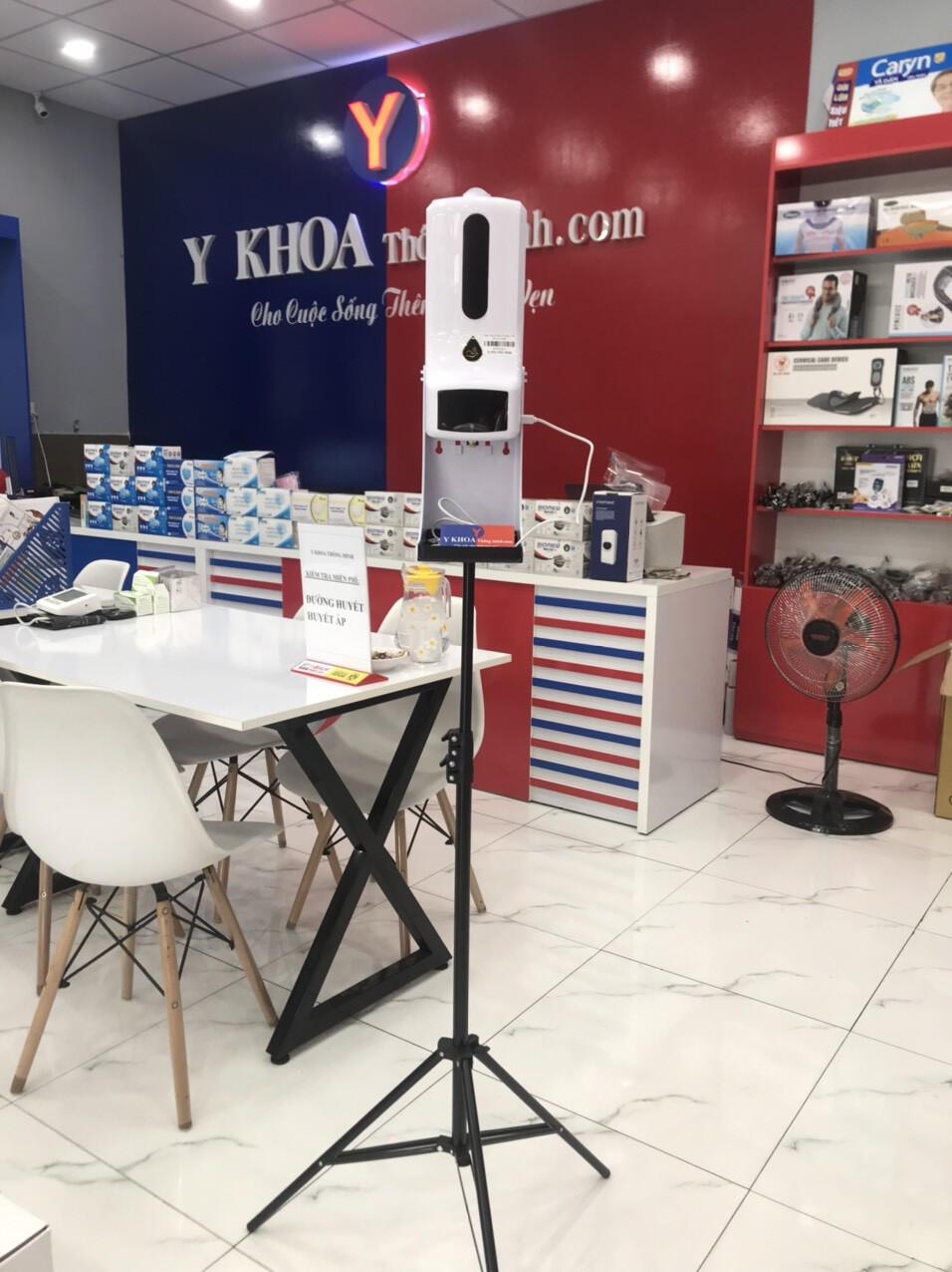 Máy phun dung dịch và đo nhiệt độ tự dộng cho học sinh K9 Pro - phiên bản tiếng việt mới nhất