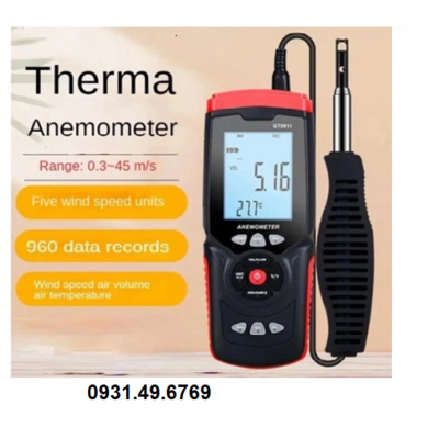MÁY ĐO TỐC ĐỘ GIÓ, LƯU LƯỢNG GIÓ BENETECH GT8911