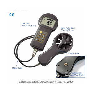 Máy đo tốc độ gió và nhiệt độ - scilab