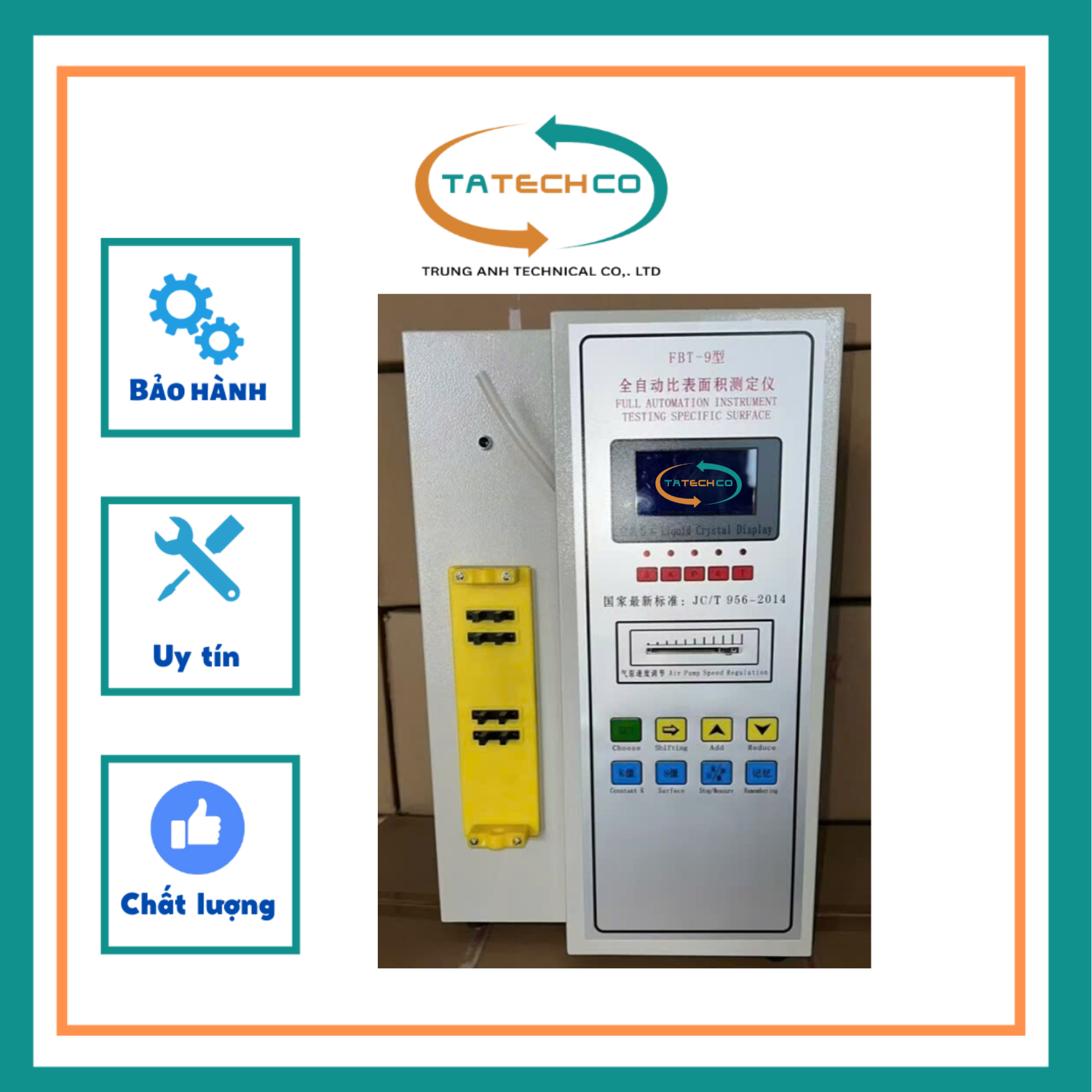 MÁY ĐO TỶ DIỆN XI MĂNG ĐIỆN TỬ FBT-9