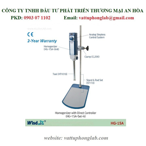 MÁY ĐỒNG HÓA MẪU DAIHAN MODEL:HG-15A