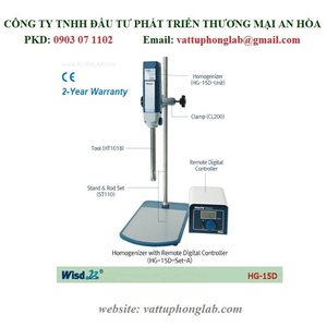 MÁY ĐỒNG HÓA MẪU DAIHAN MODEL:HG-15D