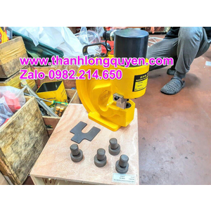 MÁY ĐỘT LỖ THỦY LỰC HHM-70 VÁT MIỆNG 90 ĐỘ