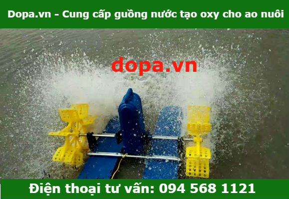 Máy Guồng Nước 2,4,6 Cánh Quạt Tạo Oxy Hòa Tan Cho Cá Tôm Tại Hà Nội