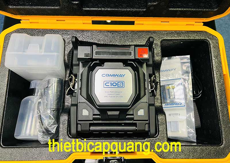 Máy hàn cáp quang Comway C10S phiên bản nâng cấp mới nhất 2025