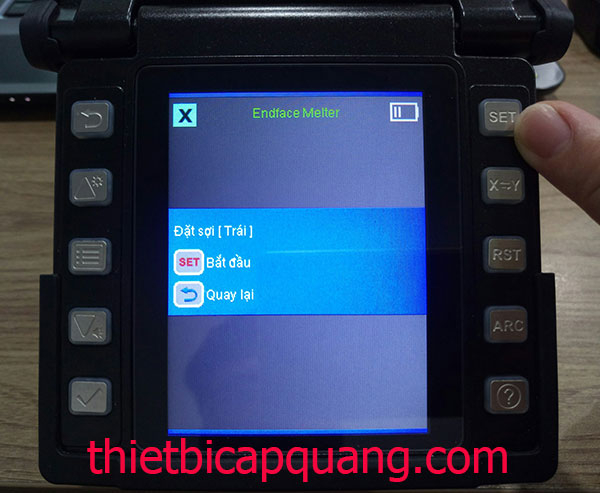 Máy hàn cáp quang Comway hỗ trợ bấm Fast Connector 4