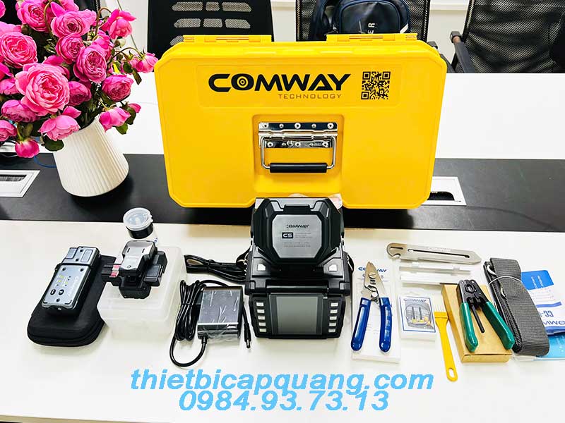 Máy hàn cáp quang Comway không kén bụi