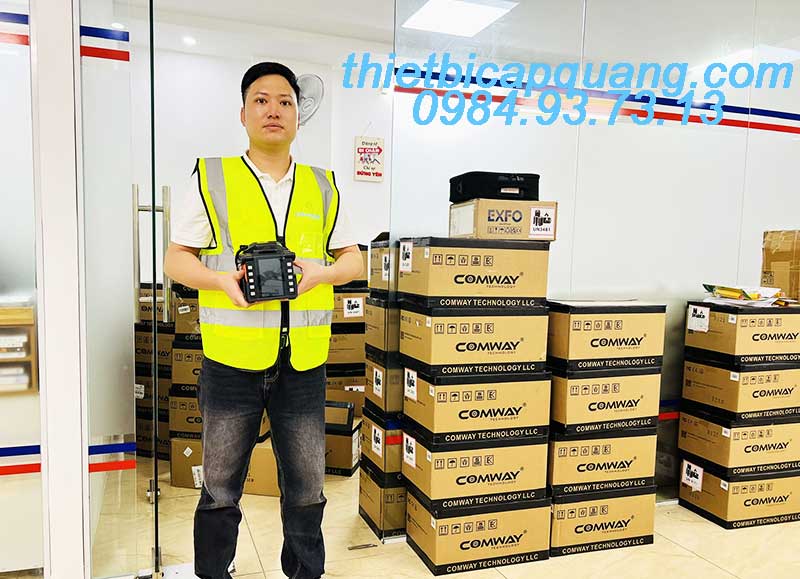 Máy hàn cáp quang Comway không kén sợi