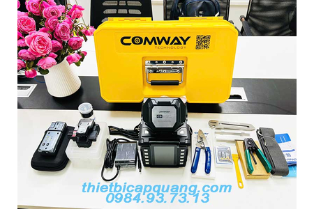 Máy hàn cáp quang Comway – Không kén sợi, hoạt động bền bỉ