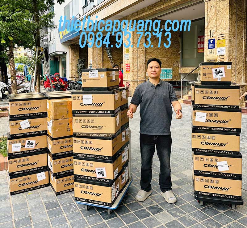 Máy hàn cáp quang Comway linh hoạt với nhiều loại cáp