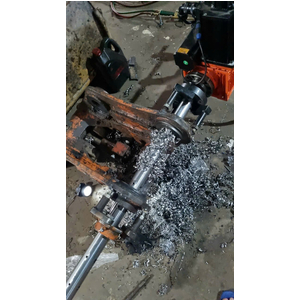 MÁY HÀN DOA LÔ DI ĐỘNG TRỤC 50 BÀN GIAO CHO BÊN SỬA BƠM BÊ TÔNG AB