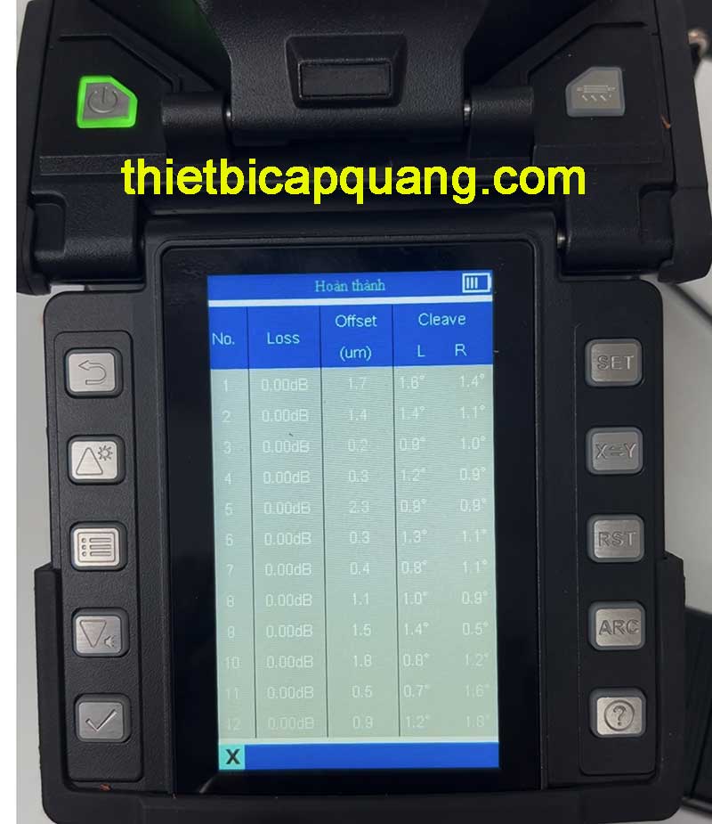 Máy hàn quang 12 sợi Comway C10R