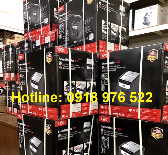 máy hủy giấy auto gbc 50X