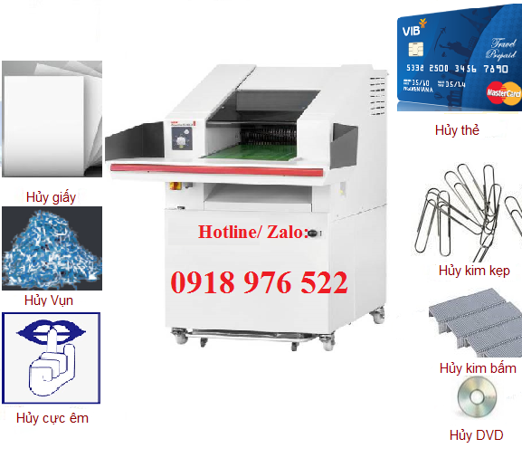 Máy hủy giấy công nghiệp HSM POWERLINE FA 500.3 (3,9 x 40)