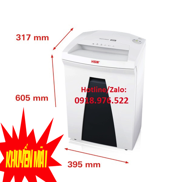 Máy hủy giấy SUMURAI Securio B24 - 4.5x30 mm