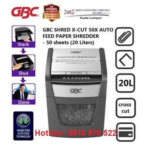 Máy hủy giấy SAMURAI AUTO+50