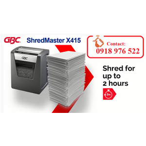 Máy Hủy Giấy GBC ShredMaster X415 Cross Cut